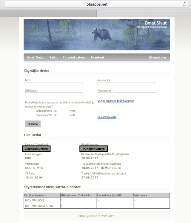 ultracom-aloitussivu