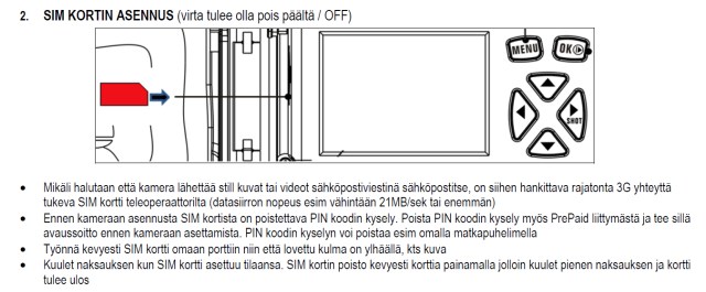 Uovision kayttoohje gen3 sim asennus