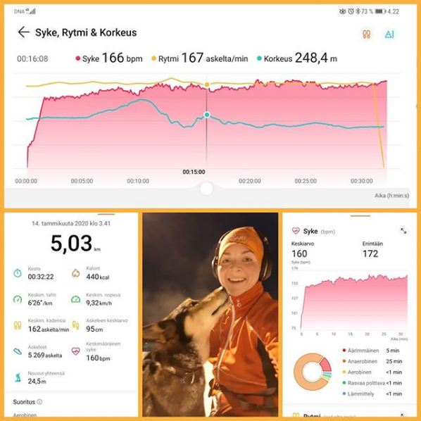 Ensimmäinen yhtenäinen 5k Oran kanssa 14.1.2020